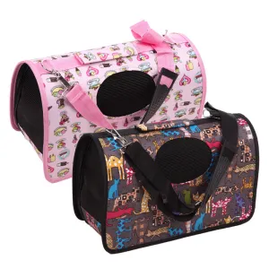 Fashion Pet Dog Cat Puppy Portable Travel Carrier Tote Bag Handbag Crates Kennel Luggage FULI