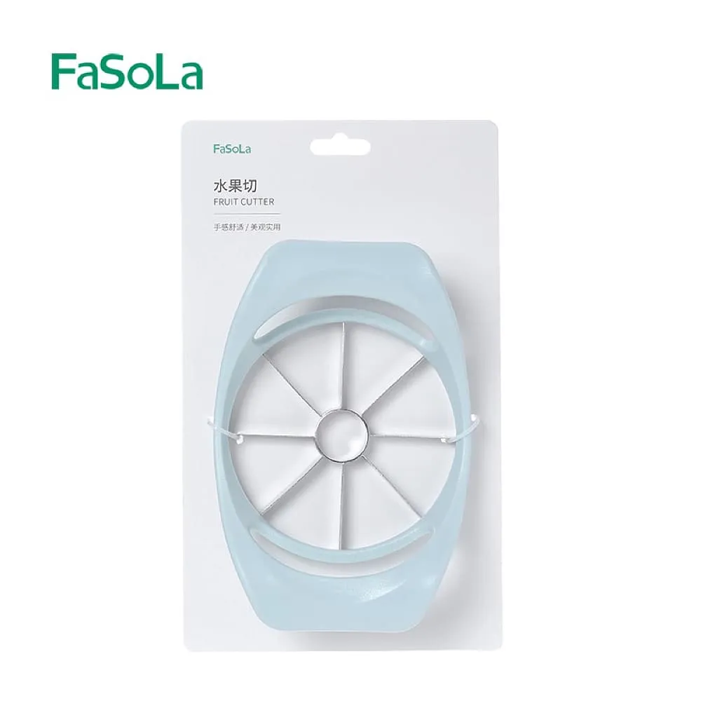 FaSoLa Flower-Shaped Multifunctional Fruit Corer and Slicer - Light Blue