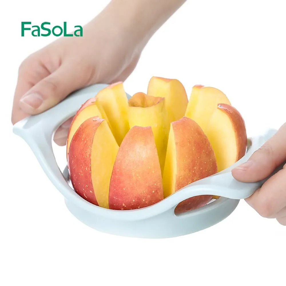 FaSoLa Flower-Shaped Multifunctional Fruit Corer and Slicer - Light Blue