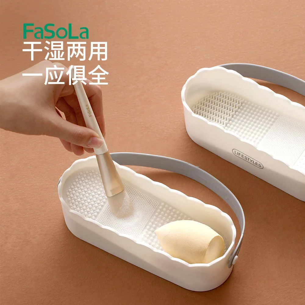 FaSoLa Multifunctional Brush Cleaning Box - White
