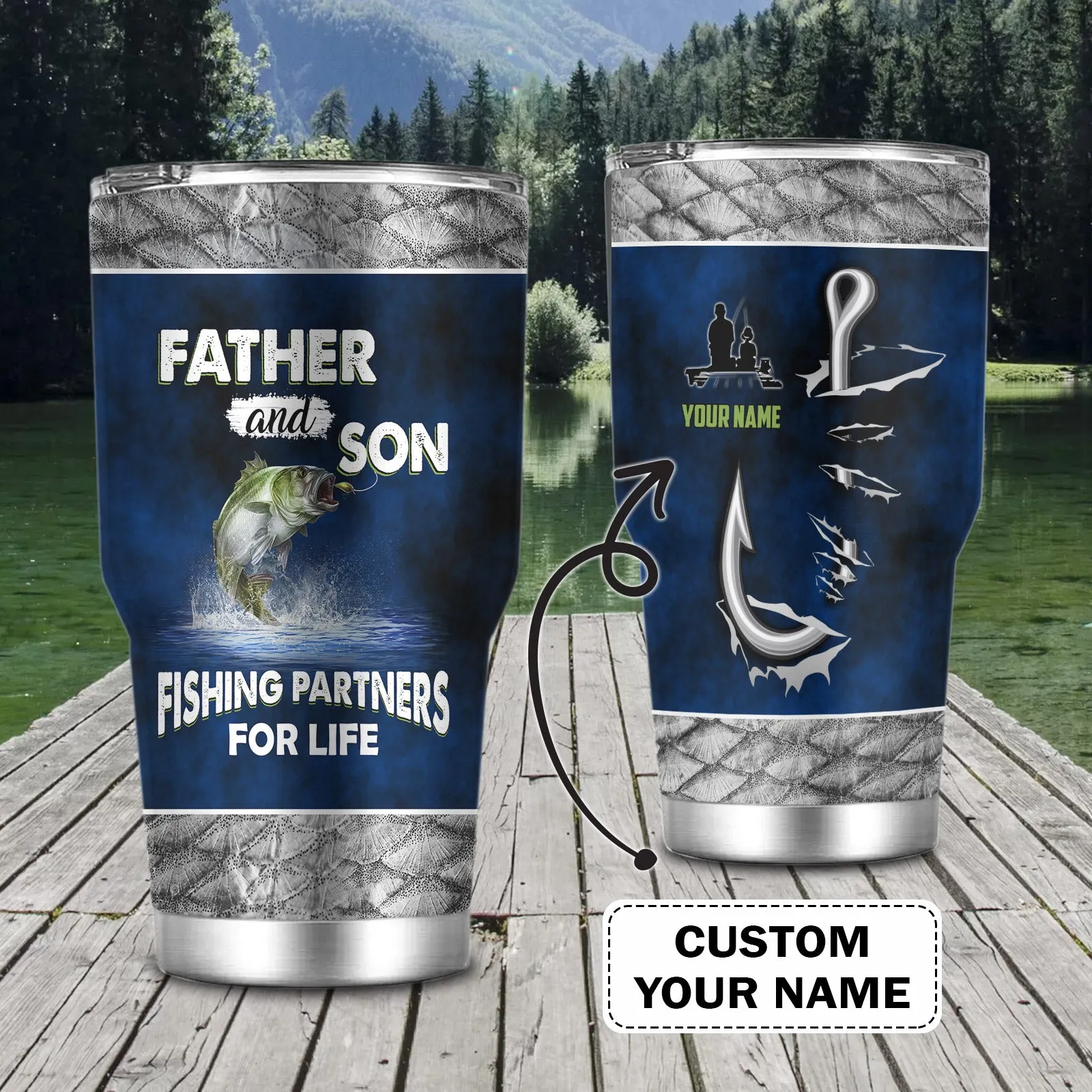 Father and Son - Custom Tumbler - Loop - NTP-207