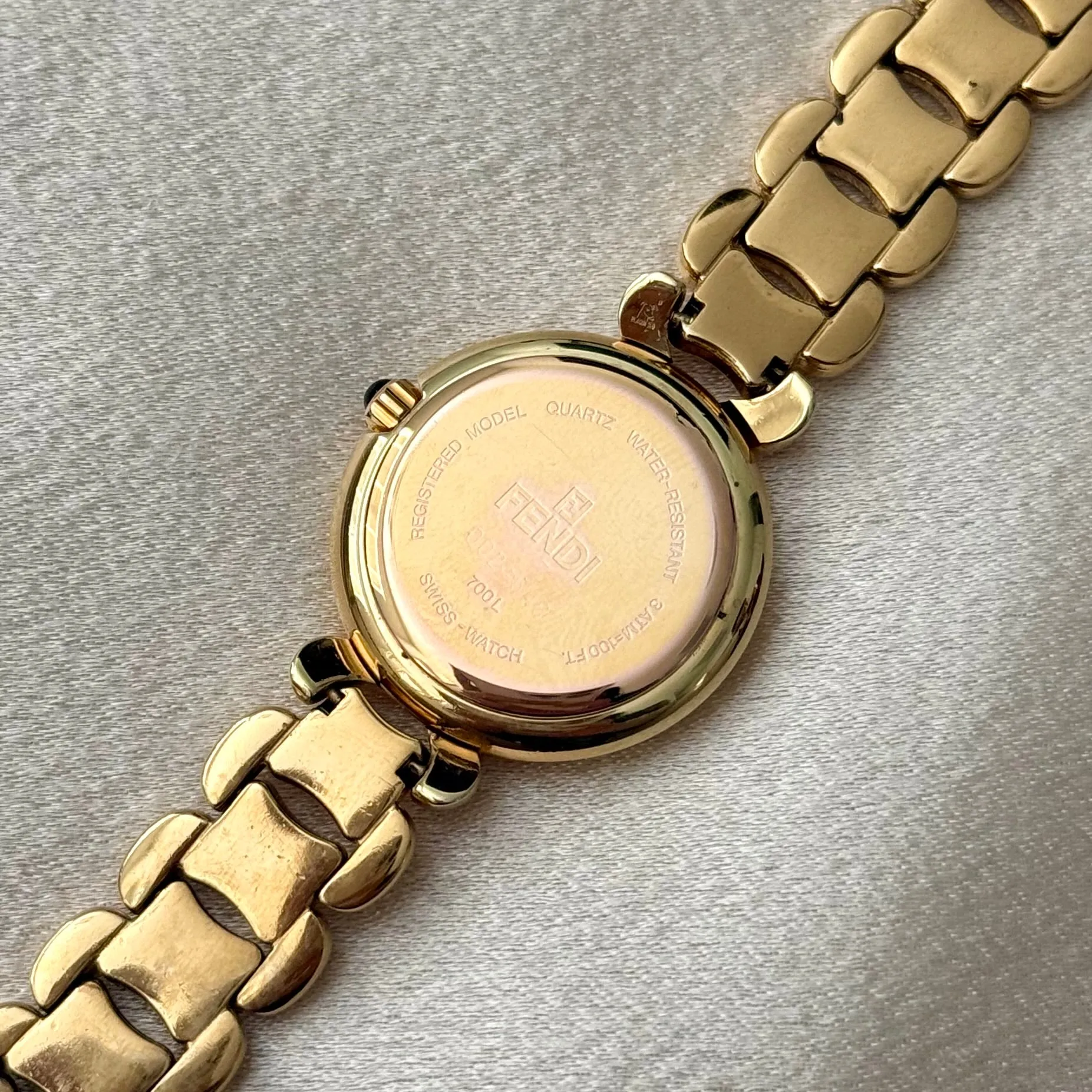 FENDI MOTHER-OF-PEARL WATCH