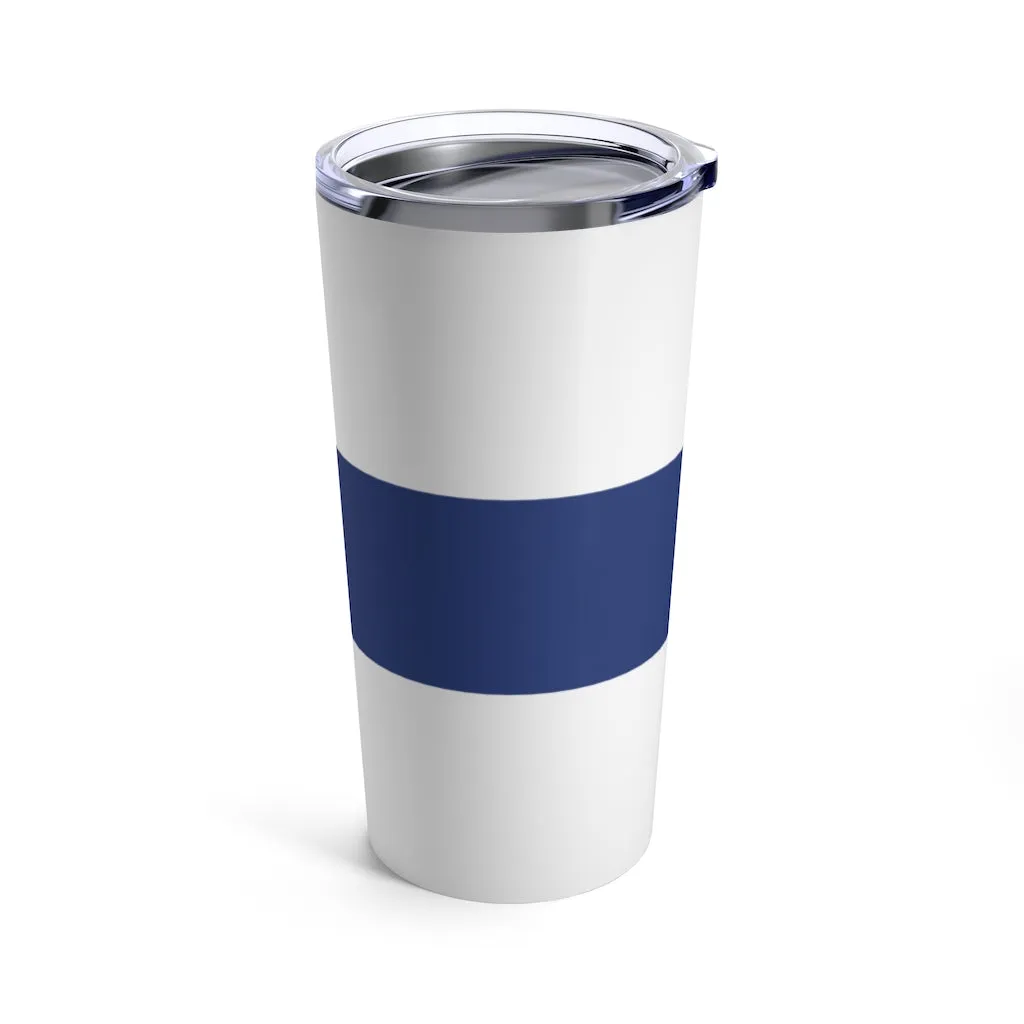Finnish Flag 20 oz Insulated Tumbler