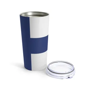 Finnish Flag 20 oz Insulated Tumbler