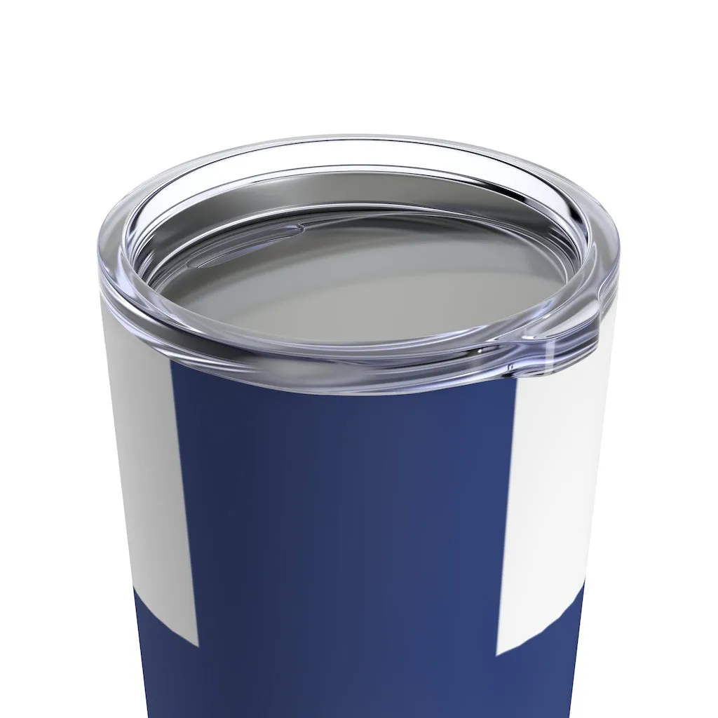 Finnish Flag 20 oz Insulated Tumbler