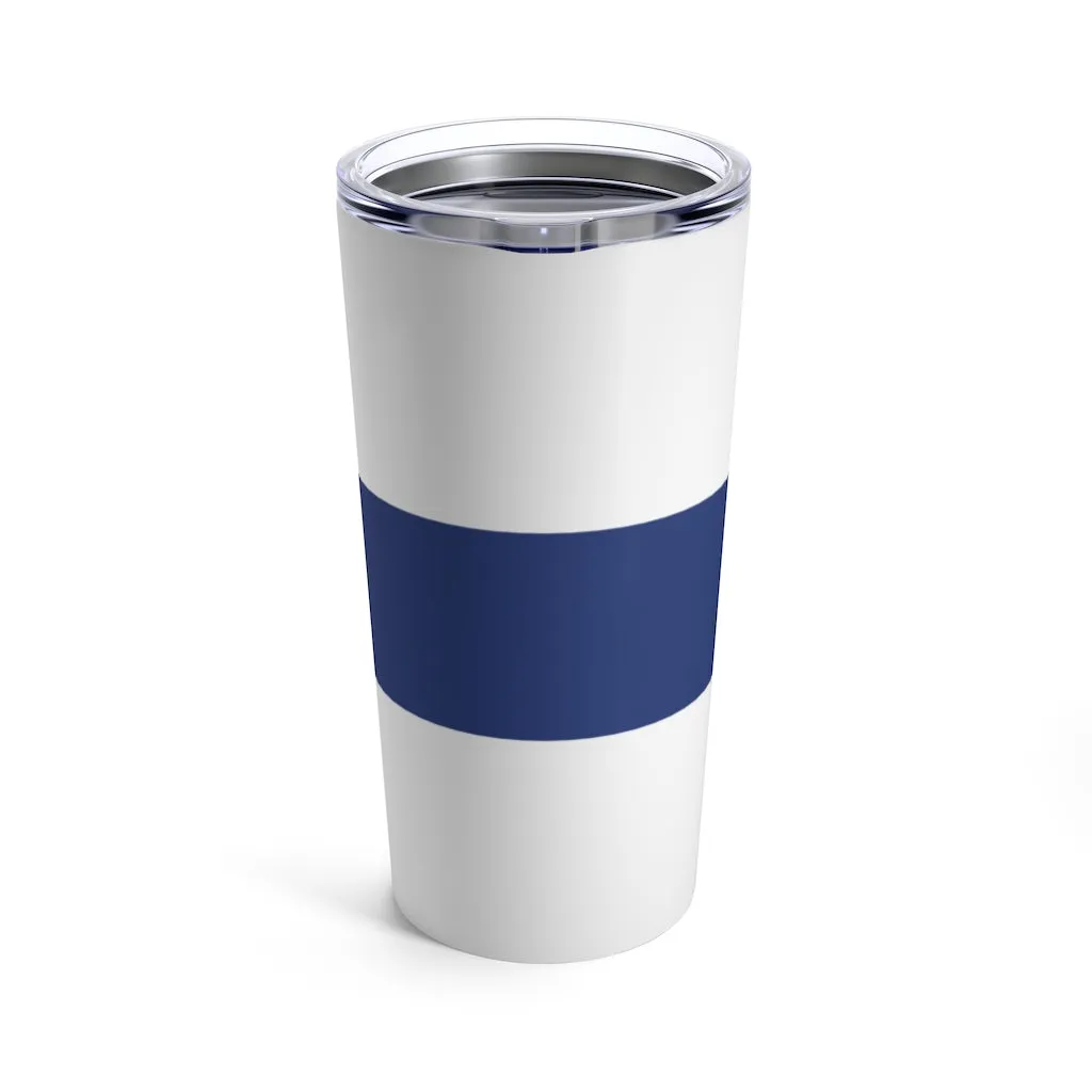 Finnish Flag 20 oz Insulated Tumbler
