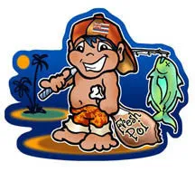 Fish and Poi Boy Decal