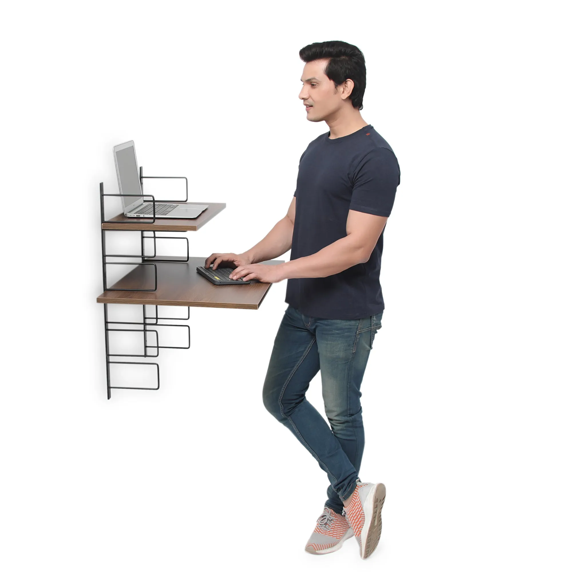 Fitizen Zen Height Adjustable Rack, White & White FITI-153-WW