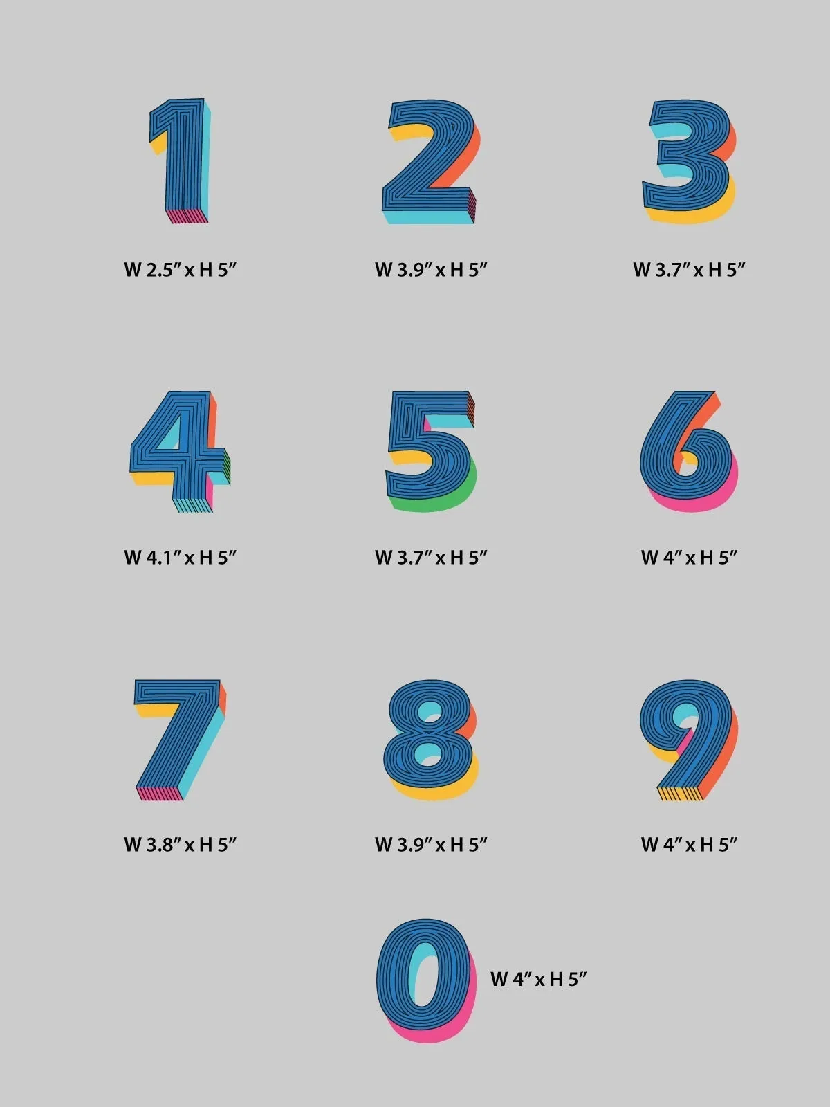 Five Number | Bike/Laptop/Car Sticker