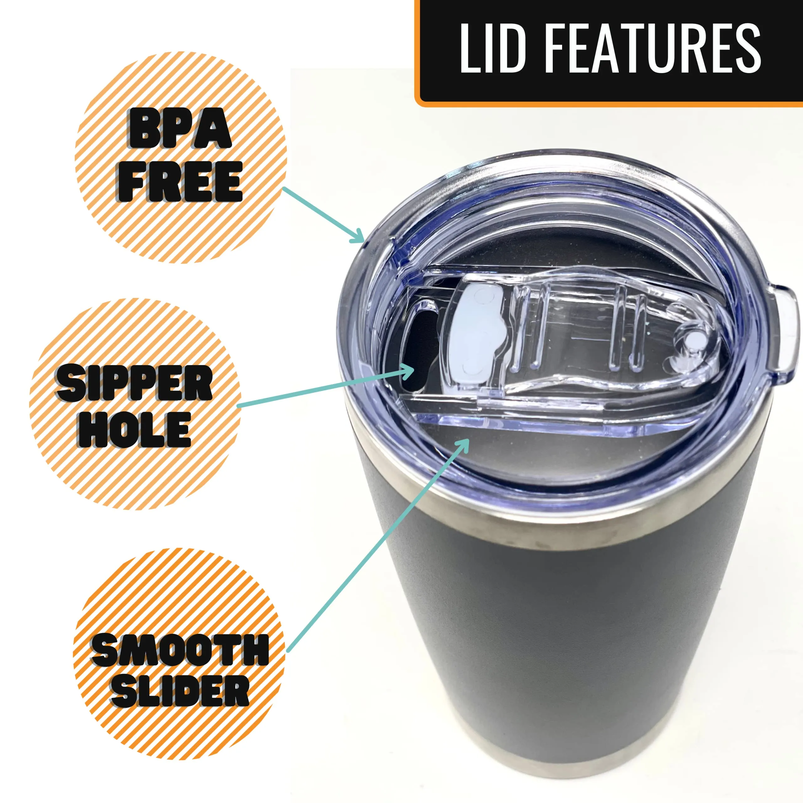 Freakin' Awesome Husband 20 oz Tumbler Gray