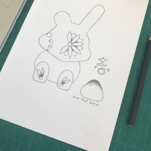 Frost Sketch Project #7 - The Evolution of Dinkie #2