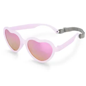 Frosty Lavender Heart Sunglasses