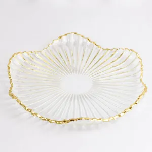 Gatsby Glass Serving Platter - 10.5"