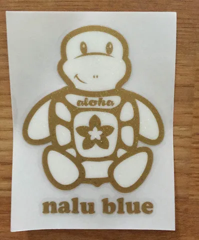 Glitter Honu Decal