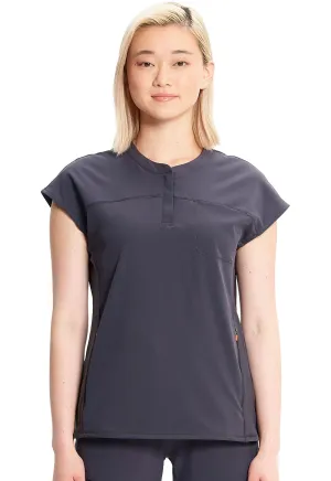 GNR8 IN622A Henley Top Pewter