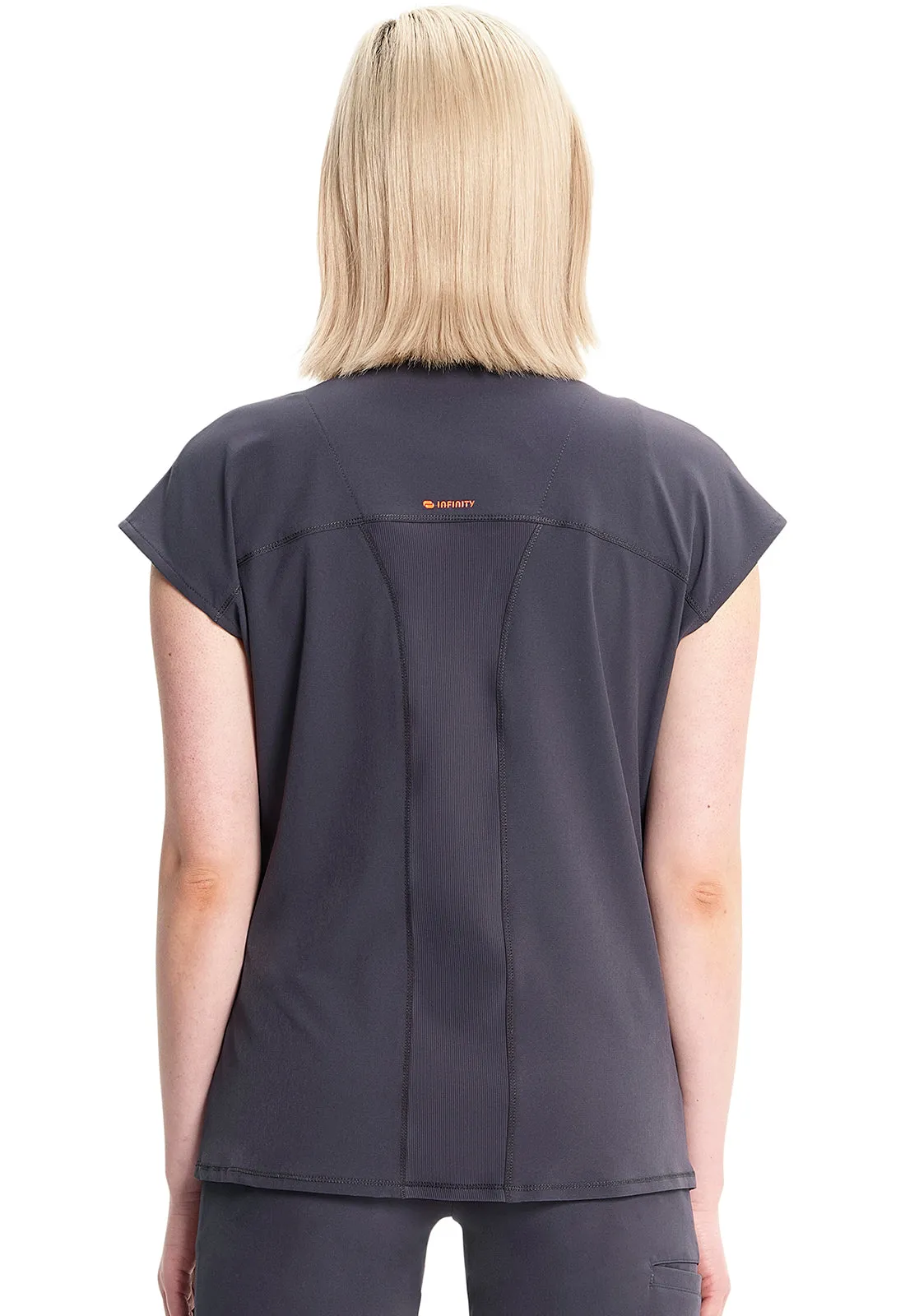 GNR8 IN622A Henley Top Pewter