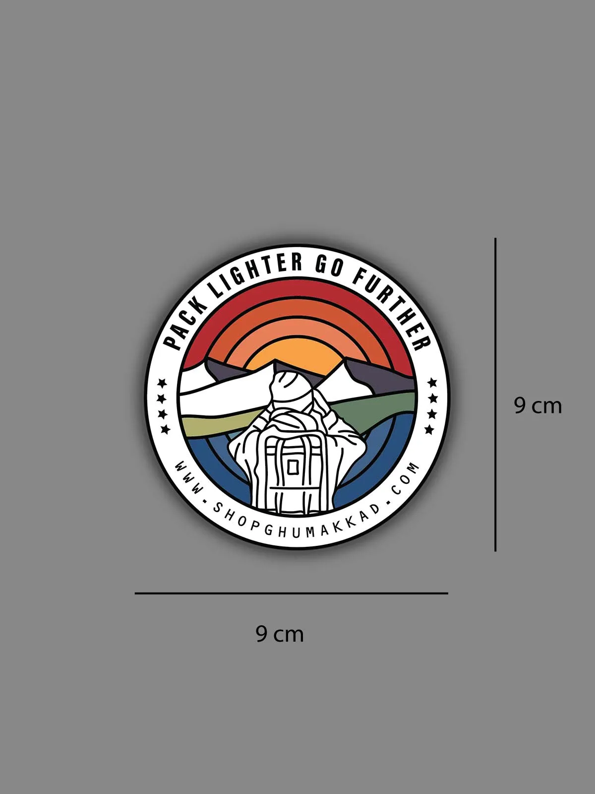 Go Further  | Laptop / Car Sticker