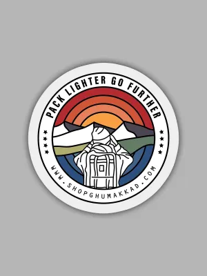 Go Further  | Laptop / Car Sticker