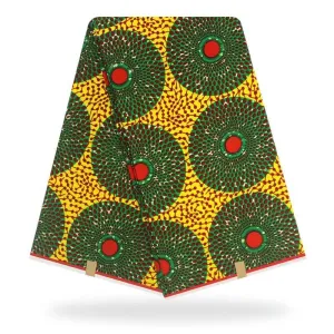 Gold Green Orange Design Holland Print