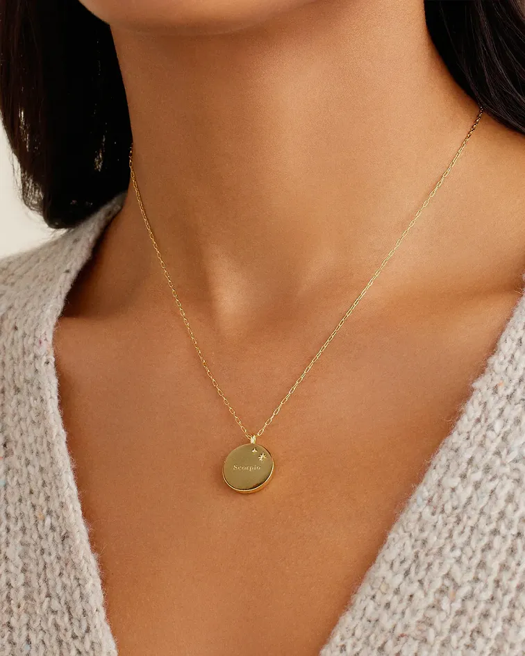 Gorjana Zodiac Necklace - Scorpio