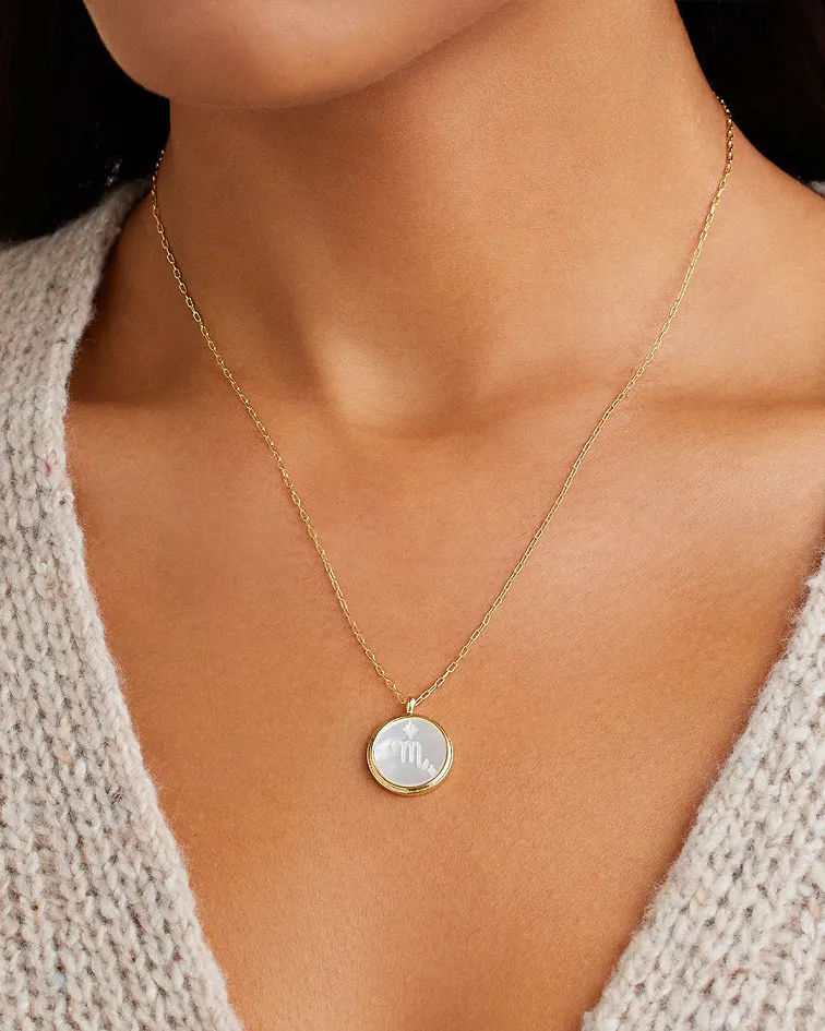 Gorjana Zodiac Necklace - Scorpio