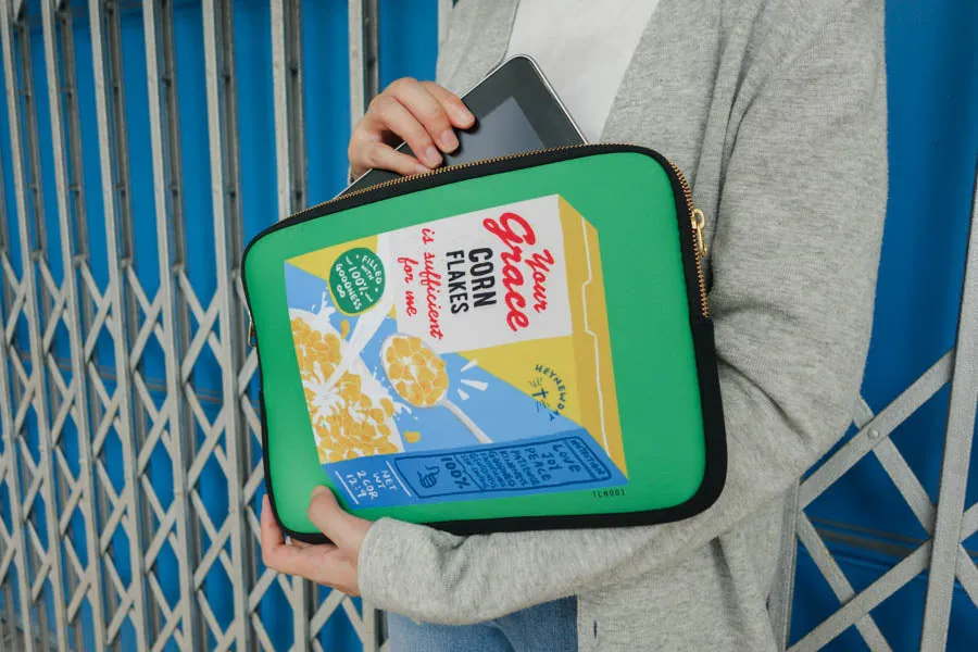 Grace Cereal | Laptop Sleeve {LOVE SUPERMARKET}