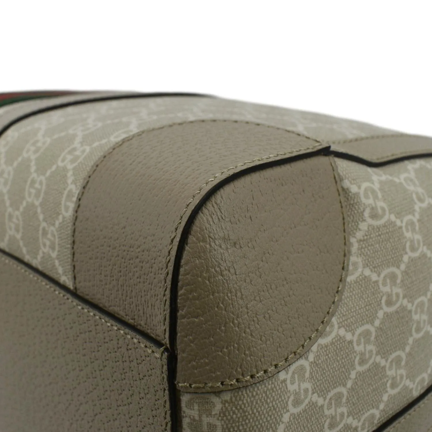 GUCCI Ophidia GG Supreme Canvas Duffle Bag Beige 681295