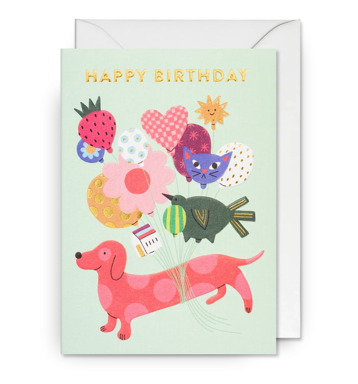 Happy Birthday Dachshund Balloons