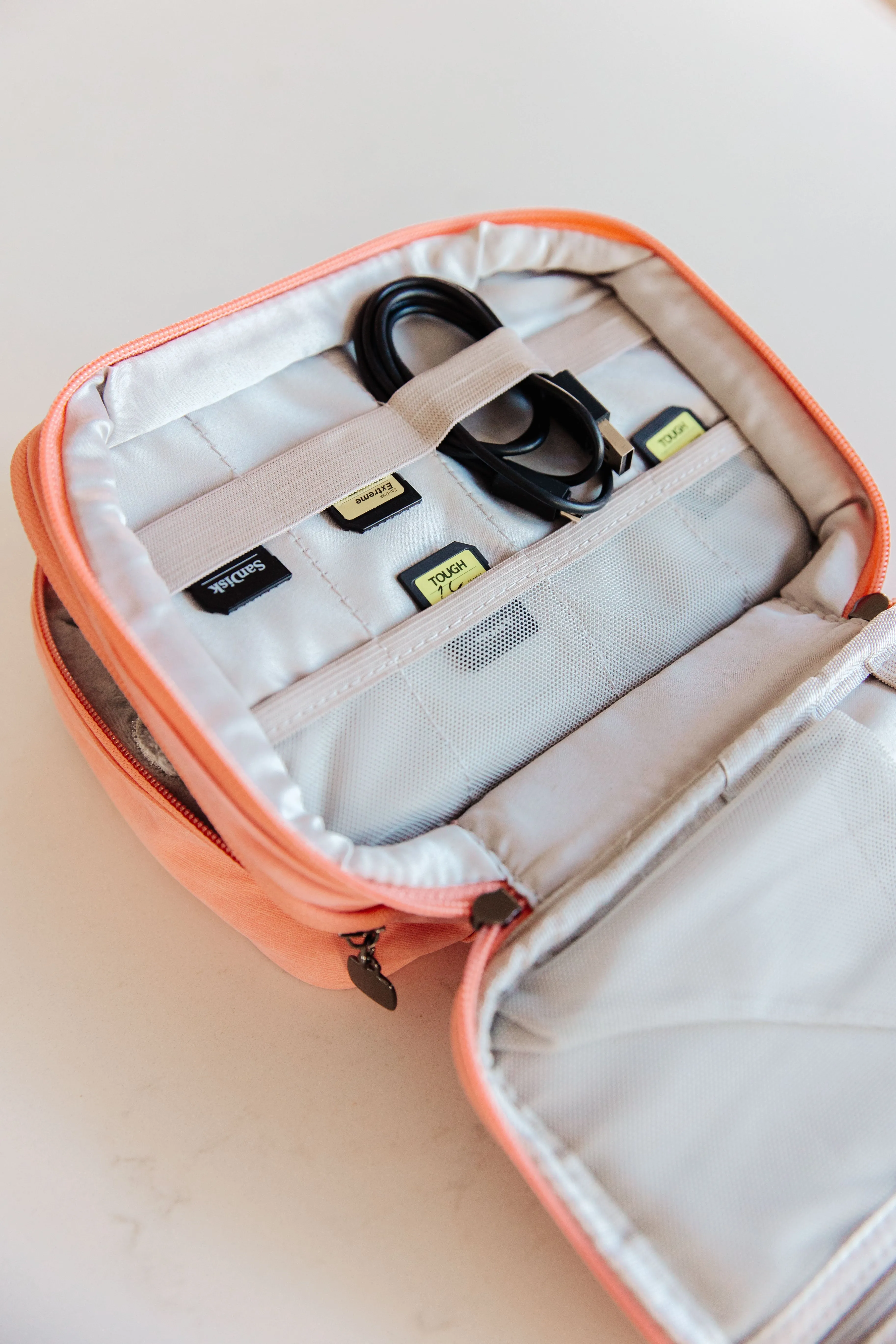 Hazel Blues® |  Travel Cord Organizer Case in Pink