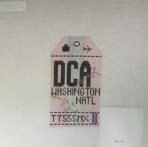 Hedgehog Needlepoint HH1 DCA Washington National