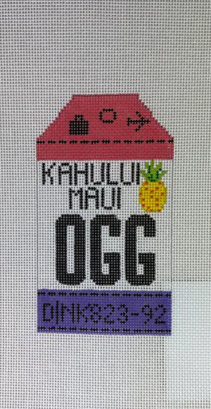Hedgehog Needlepoint HH1OGG Maui