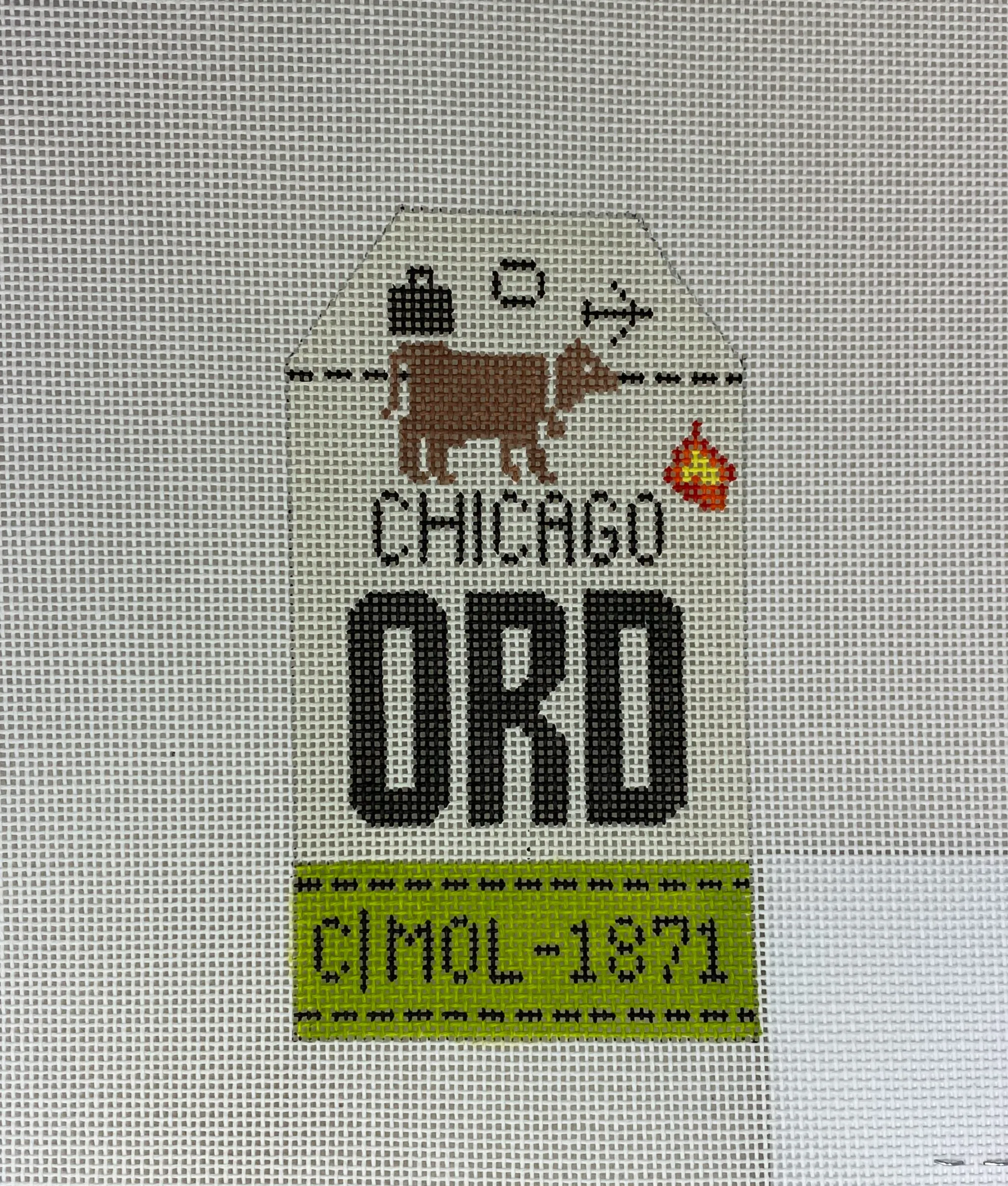 Hedgehog Needlepoint HH1ORD Chicago