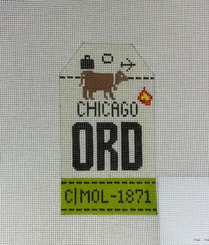 Hedgehog Needlepoint HH1ORD Chicago