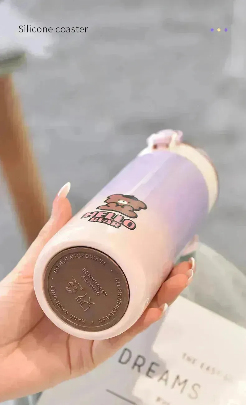 Hello Bear Kids Insulated Bottle (440 ml)