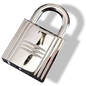 Hermes Silver&Palladium CADENAS GM Nr7 Without Keys for Big and Travel Bags!