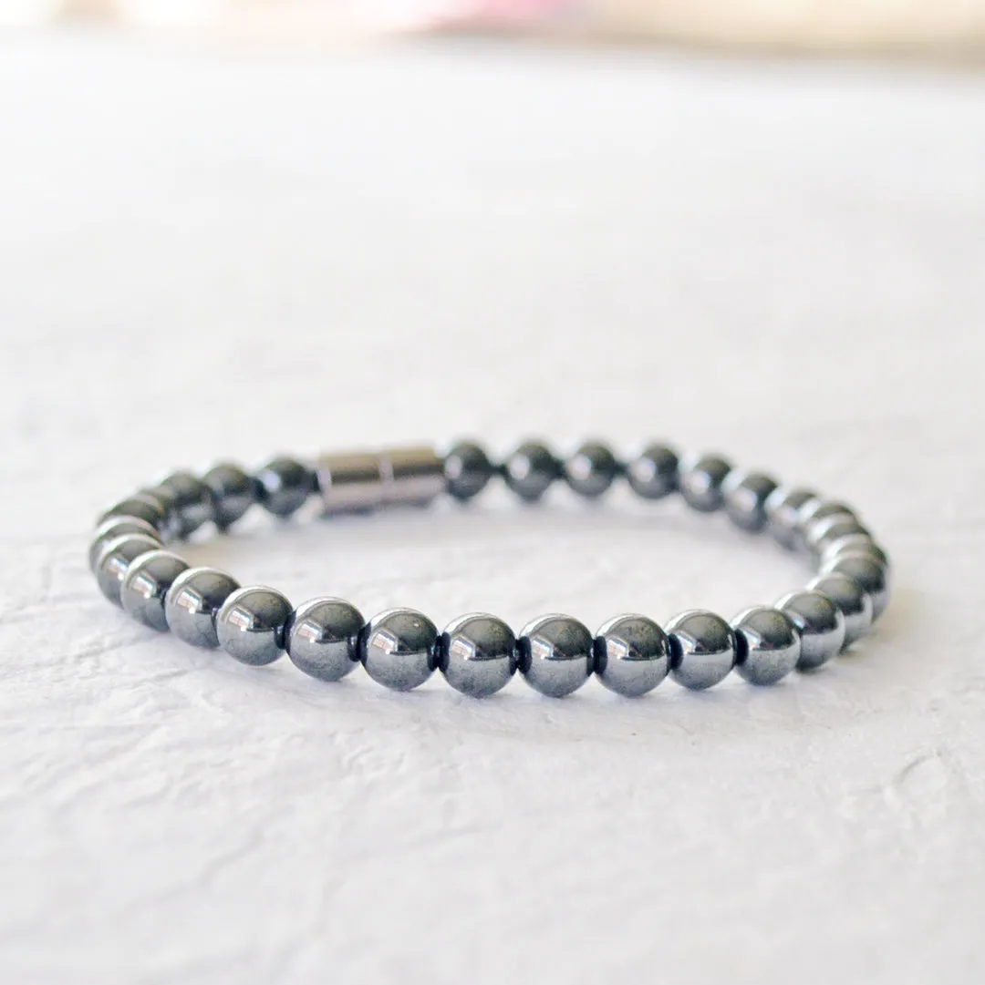 High Power Magnetic Hematite Bracelet