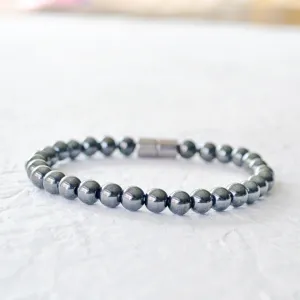 High Power Magnetic Hematite Bracelet