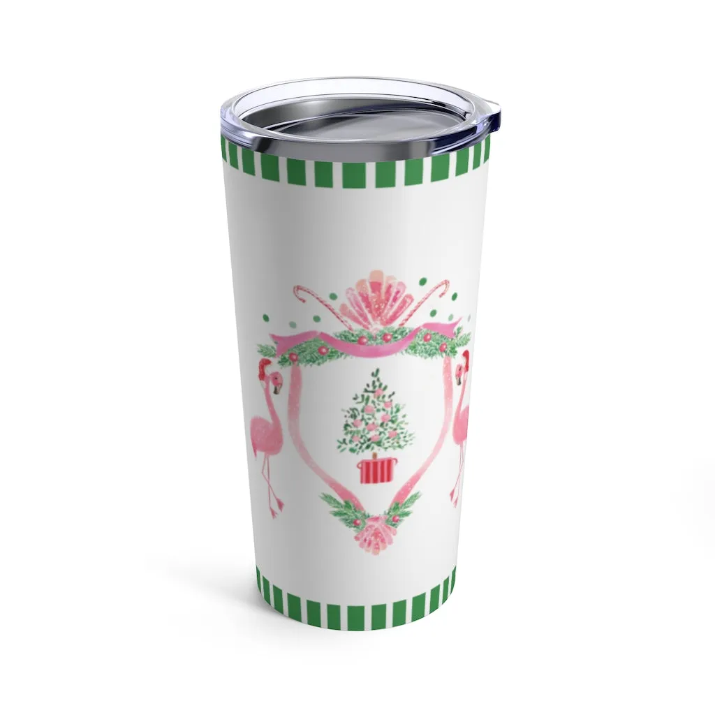 Ho, Ho, Flamingo Tumbler 20oz