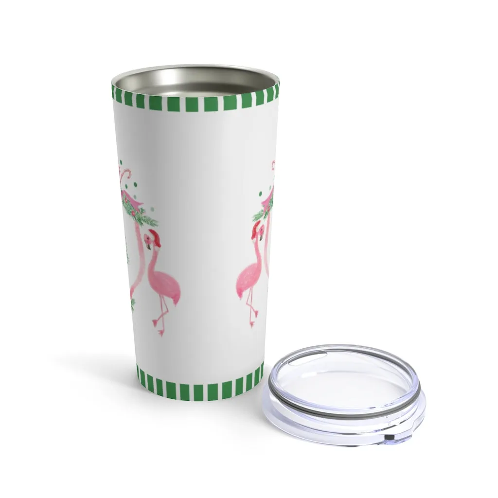 Ho, Ho, Flamingo Tumbler 20oz