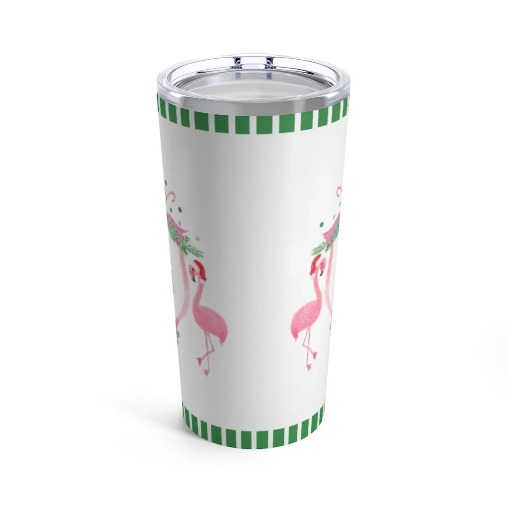 Ho, Ho, Flamingo Tumbler 20oz