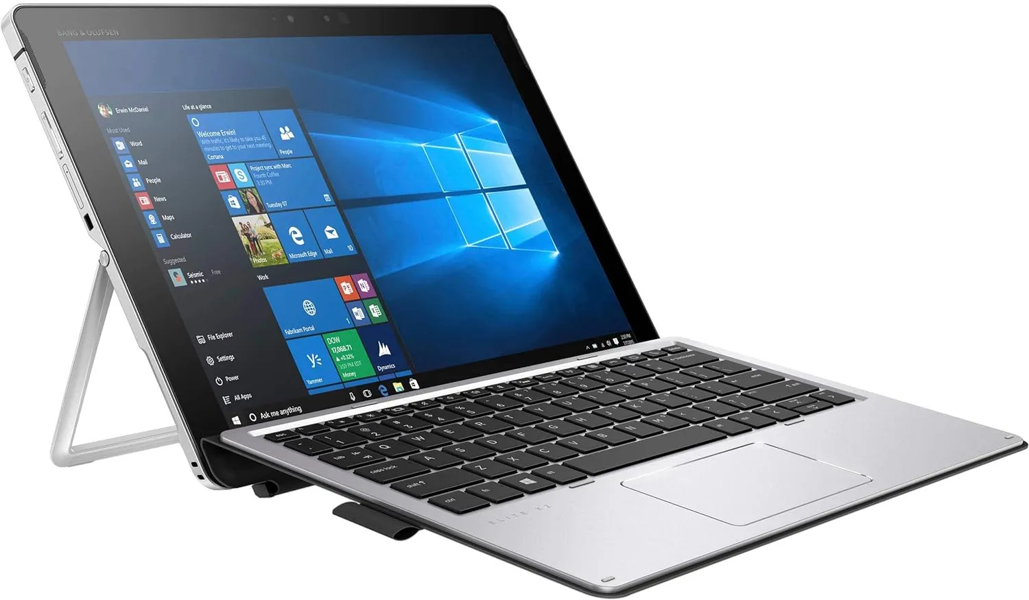 HP Elite X2 1012 G2 2-in-1 Business Laptop - 12.3 inches Gorilla Glass Touchscreen (2736x1824), Intel Core i5-7300U, 256GB SSD, 8GB RAM