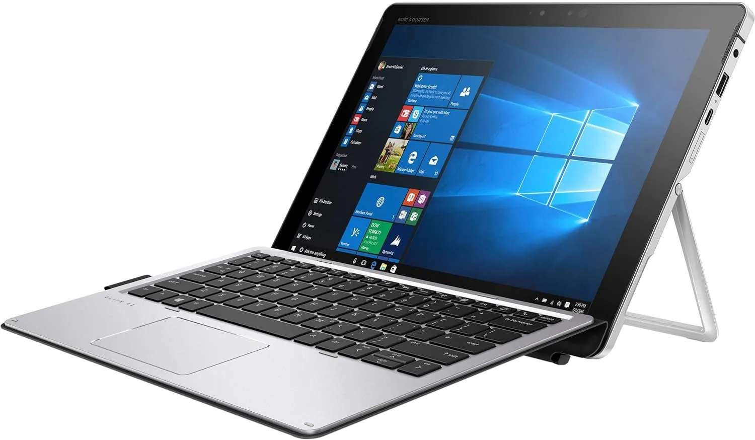 HP Elite X2 1012 G2 2-in-1 Business Laptop - 12.3 inches Gorilla Glass Touchscreen (2736x1824), Intel Core i5-7300U, 256GB SSD, 8GB RAM