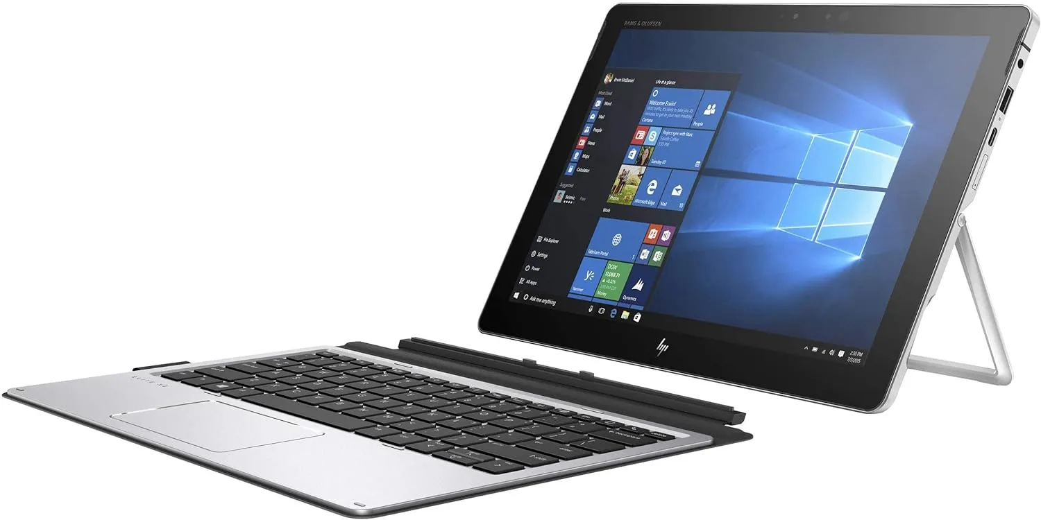HP Elite X2 1012 G2 2-in-1 Business Laptop - 12.3 inches Gorilla Glass Touchscreen (2736x1824), Intel Core i5-7300U, 256GB SSD, 8GB RAM