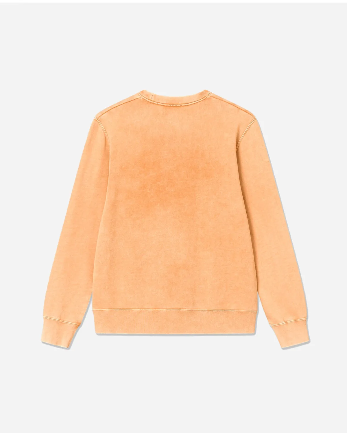 Hugh Embossed Sweatshirt - Abricot Orange