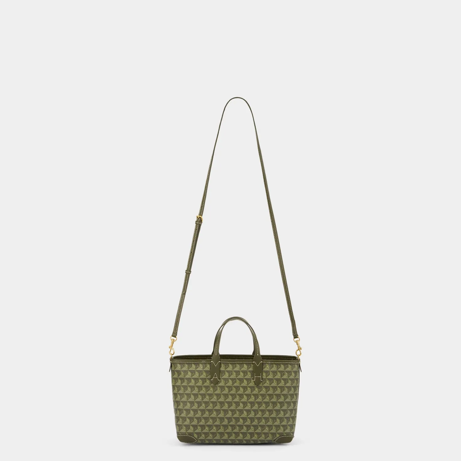 I Am A Plastic Bag XS Zipped Motif Cross-body Tote
