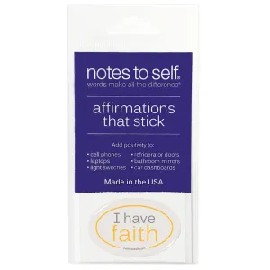 I have faith™ affirmations that stick