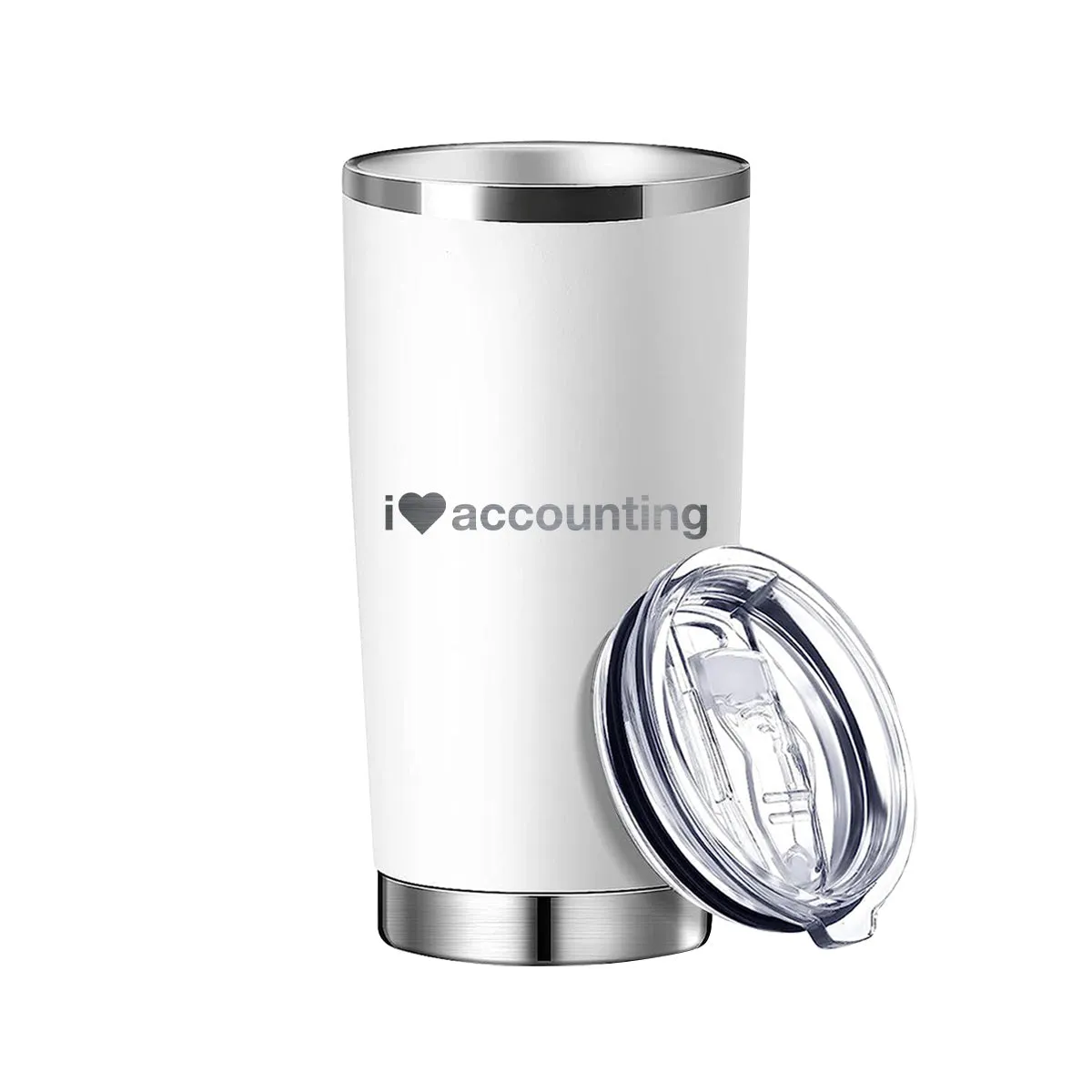 I Heart Accounting Tumbler