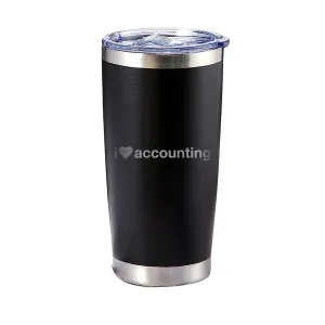 I Heart Accounting Tumbler