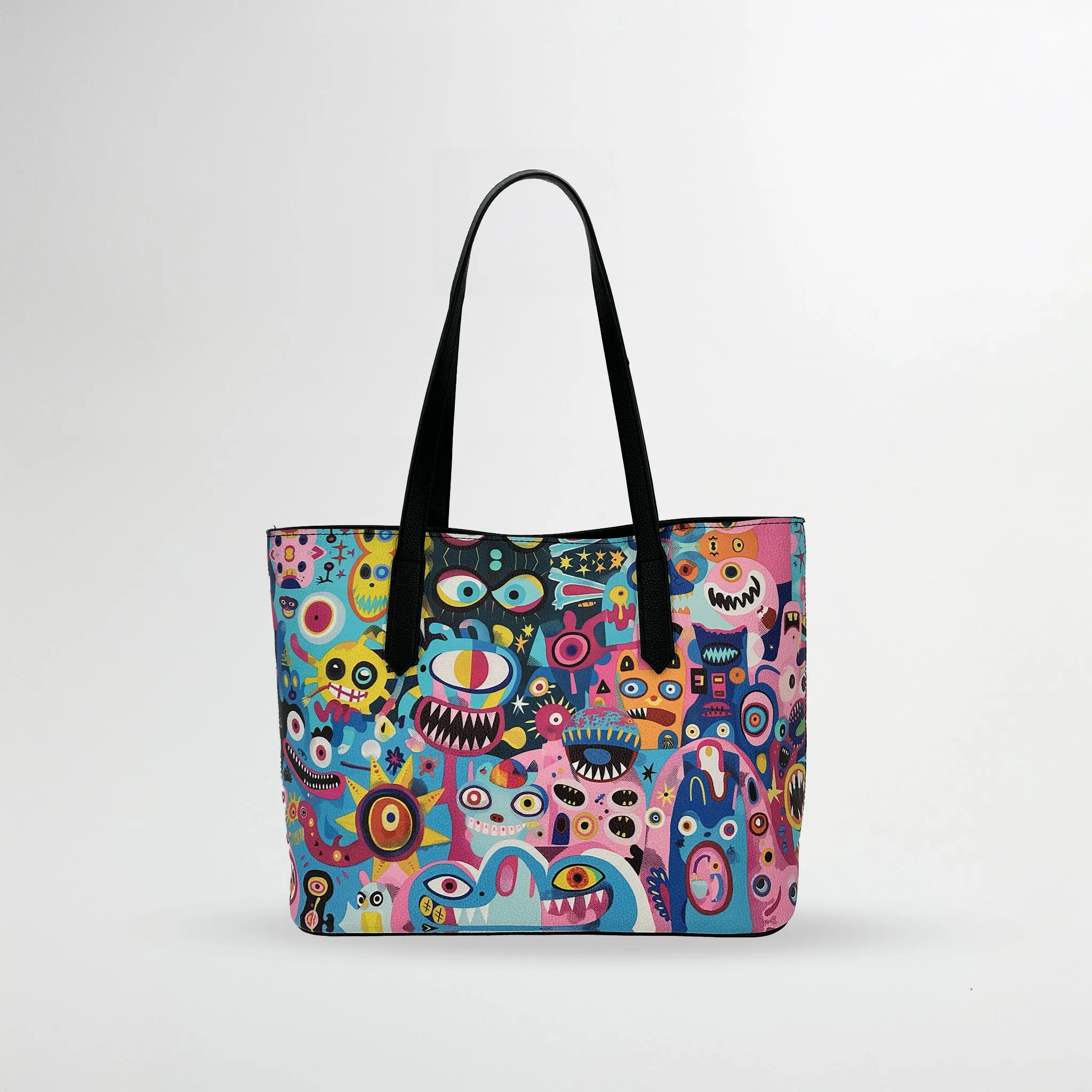 Icy Beasties Vegan Leather Tote Bag
