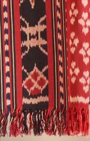 IKAT BLANKET - MAGENTA